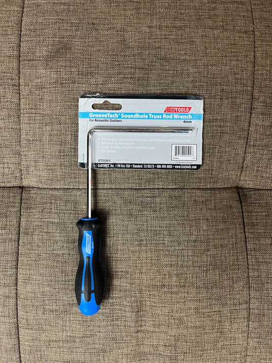 GROOVETECH SOUND HOLE TRUSS ROD WRENCH - 4mm GTAW4