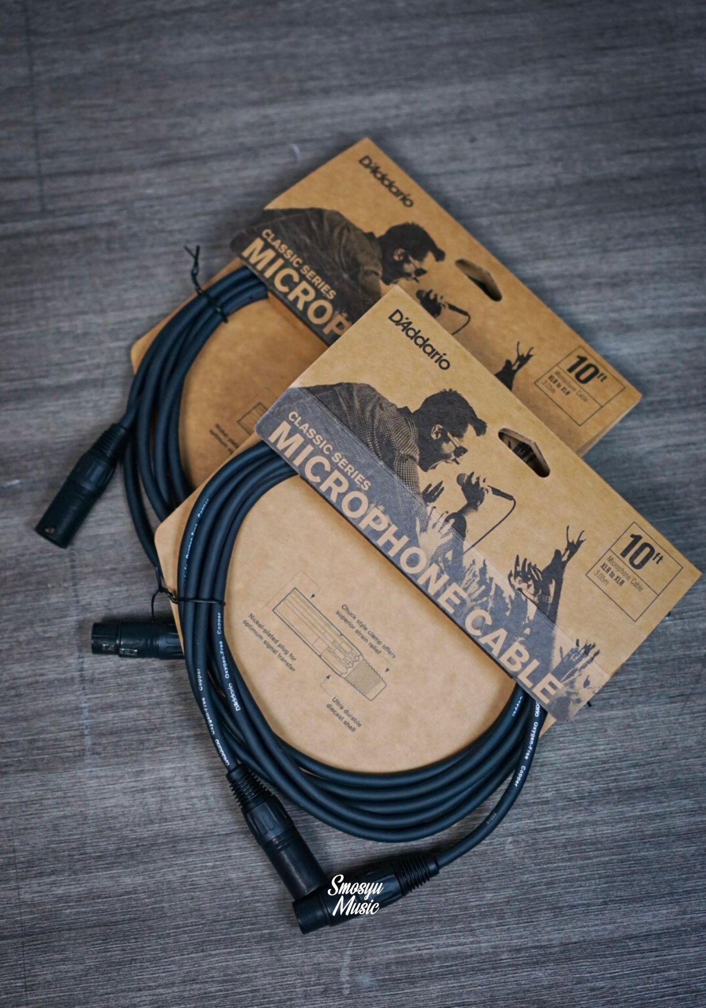 D'Addario Microphone Cable 10FT PW-CMIC