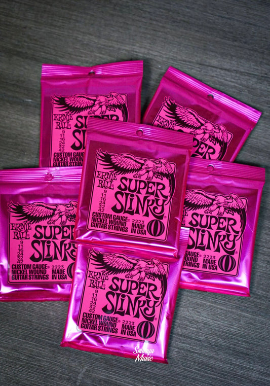 Senar Ernie Ball Super Slinky Nickel Wound Electric Guitar Strings 09-42