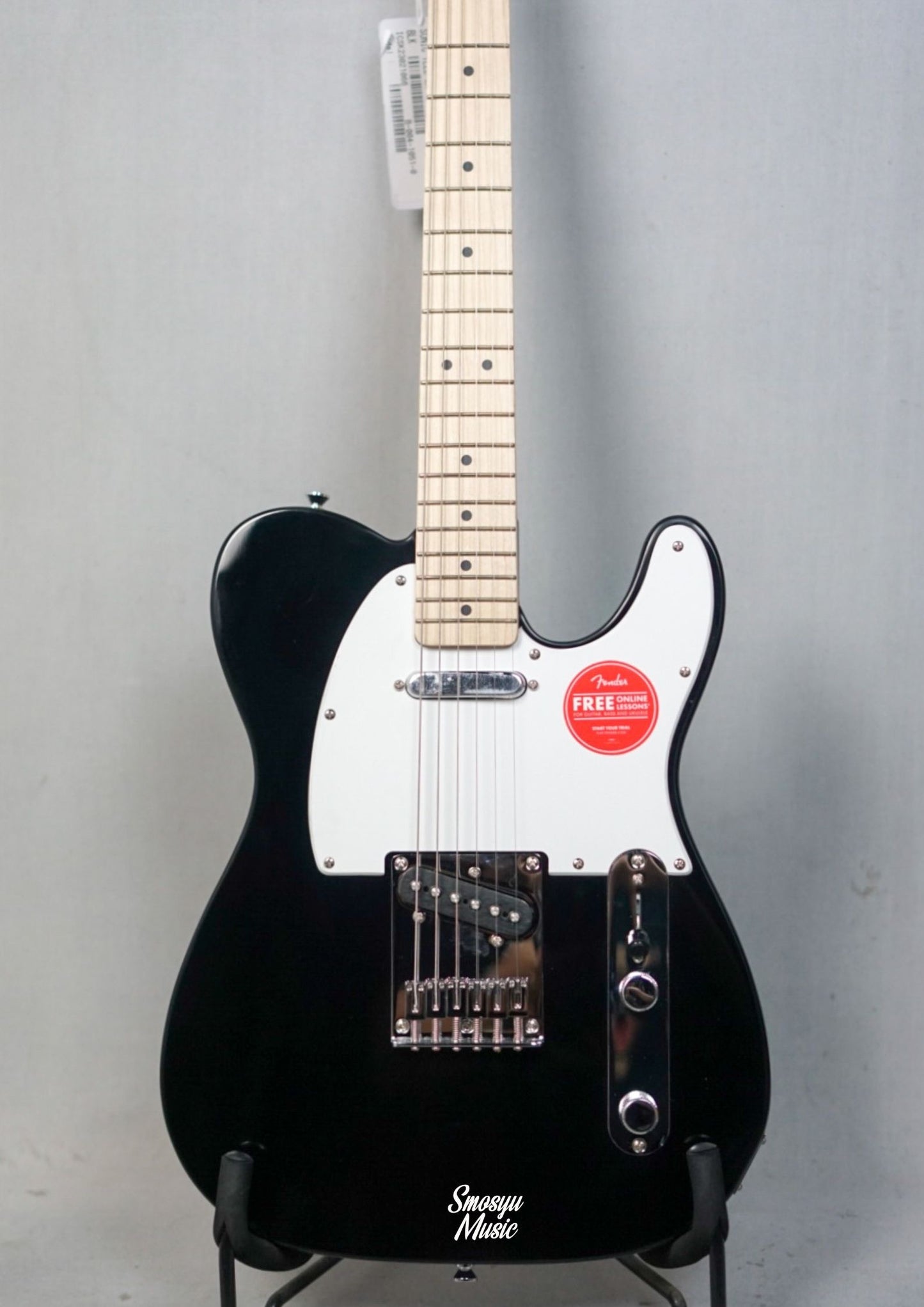 Squier Sonic Telecaster White Pickguard Maple FB Black