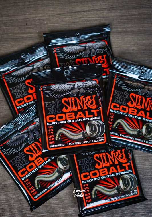 Senar Ernie Ball Slinky Top Heavy Bottom Slinky Cobalt Electric Guitar Strings 10-52