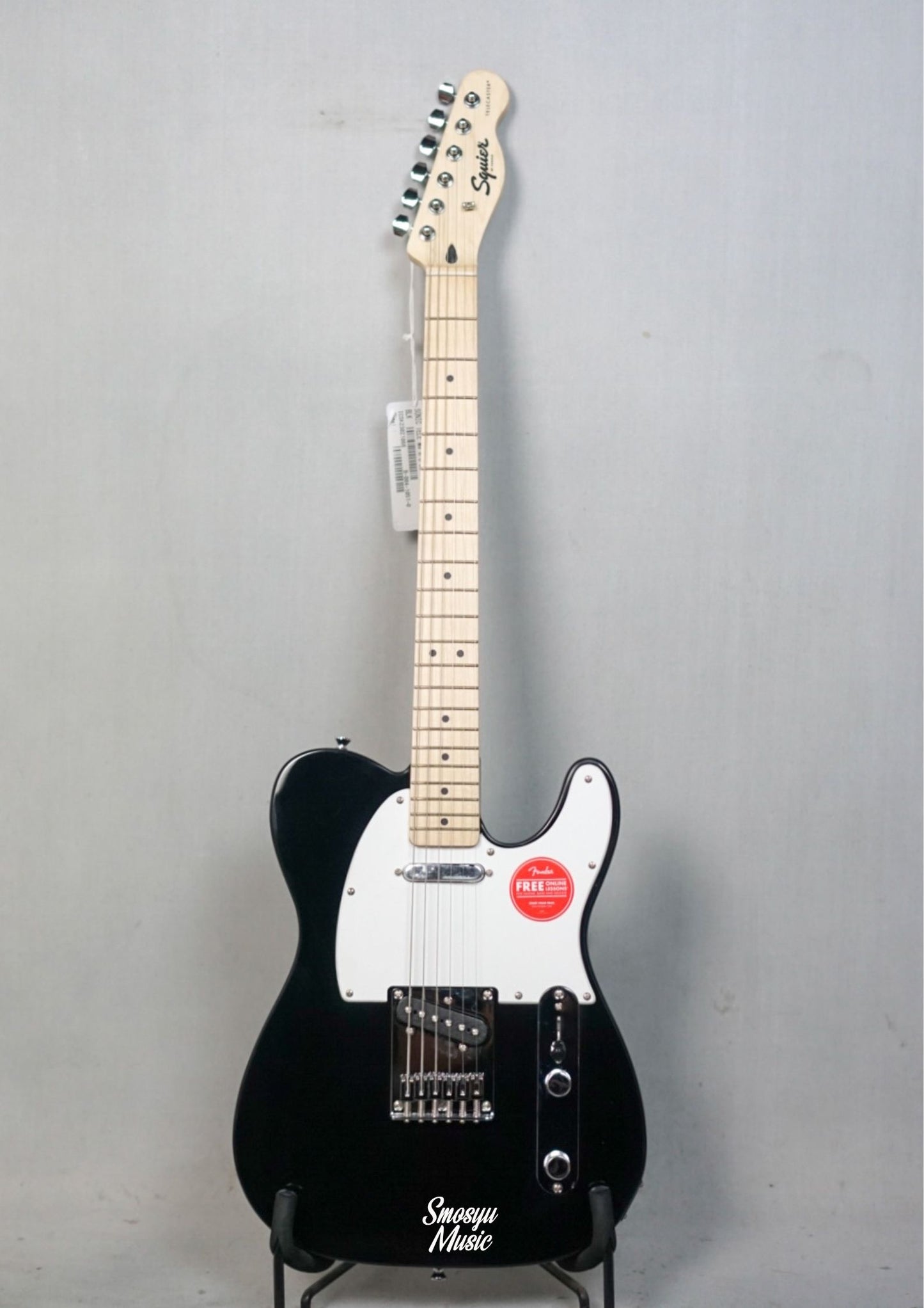 Squier Sonic Telecaster White Pickguard Maple FB Black