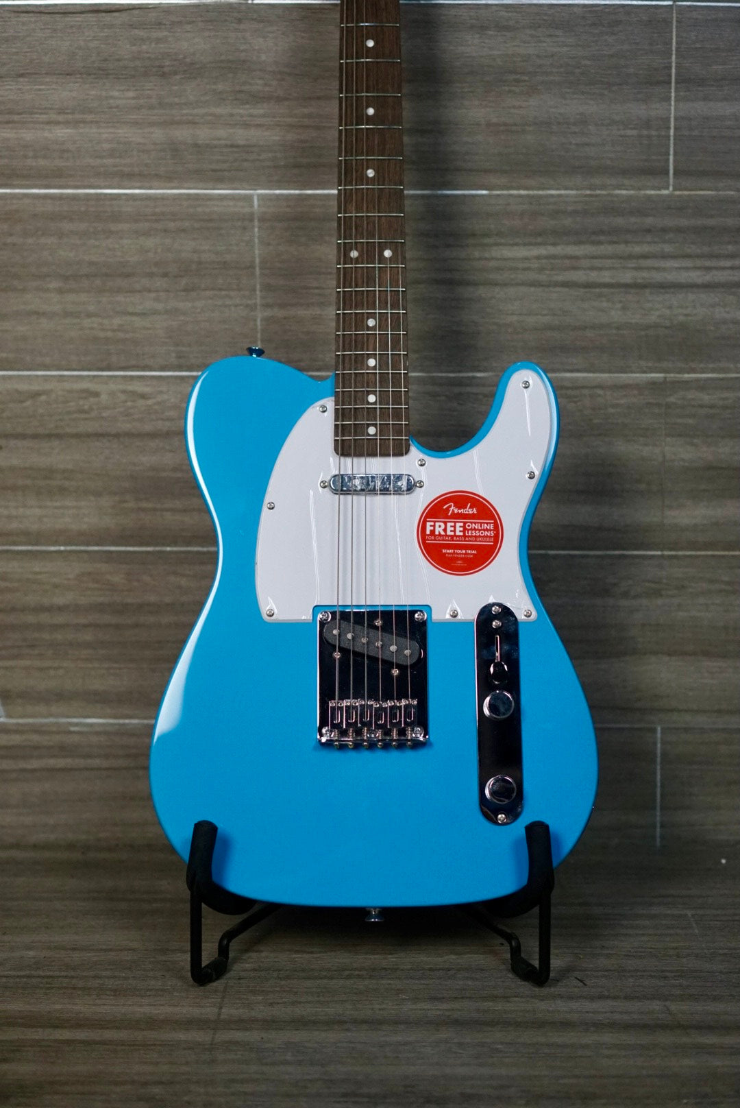 Squier Sonic Telecaster White Pickguard Laurel FB California Blue