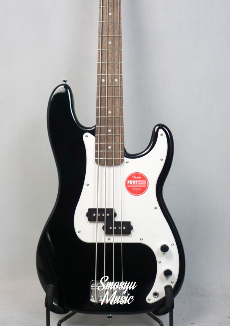 Squier Sonic Precision Bass White/Pickguard Laurel FB Black