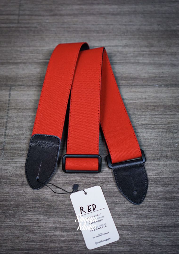 Strap Guitar Saggio Red