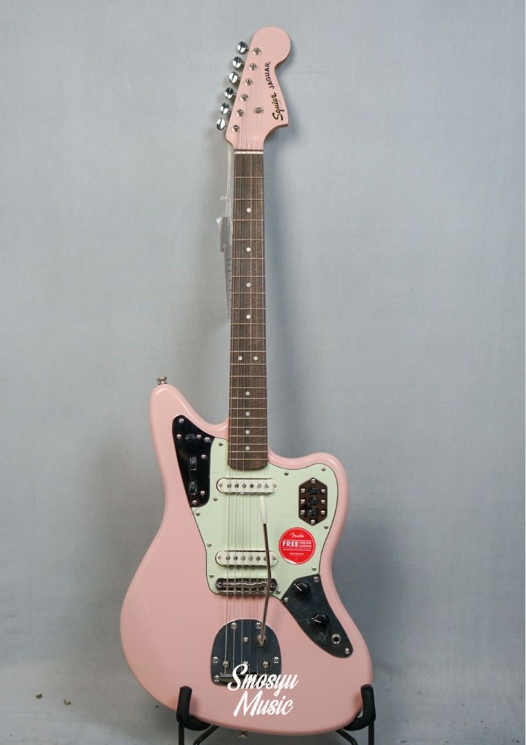 Squier FSR Classic Vibe 60’s Jaguar Laurel FB Shell Pink