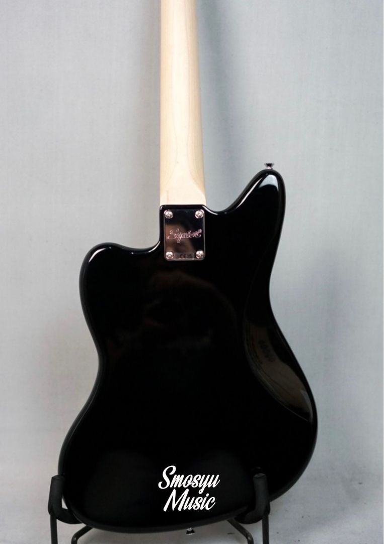 Squier Affinity Series Jaguar Bass Guitar Maple FB Black