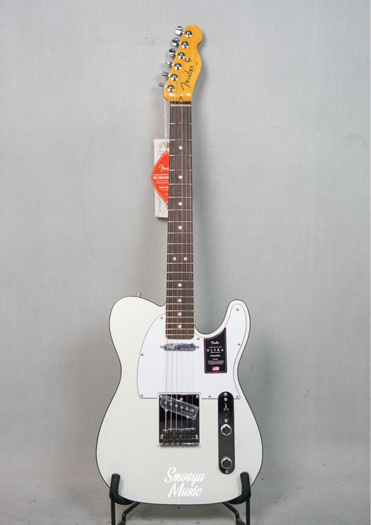 Fender American Ultra Telecaster RW FB Arctic Pearl