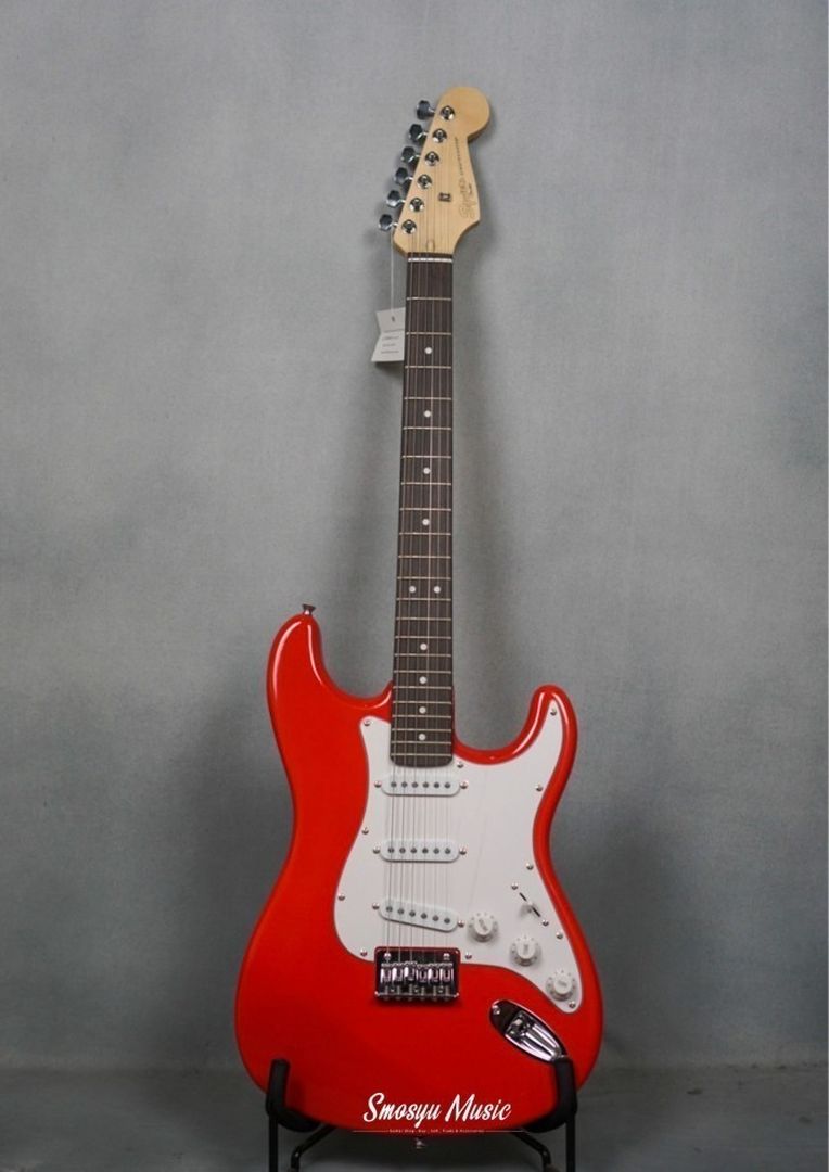 Squier Stratocaster Hardtail Laurel FB Red – smosyumusic-com