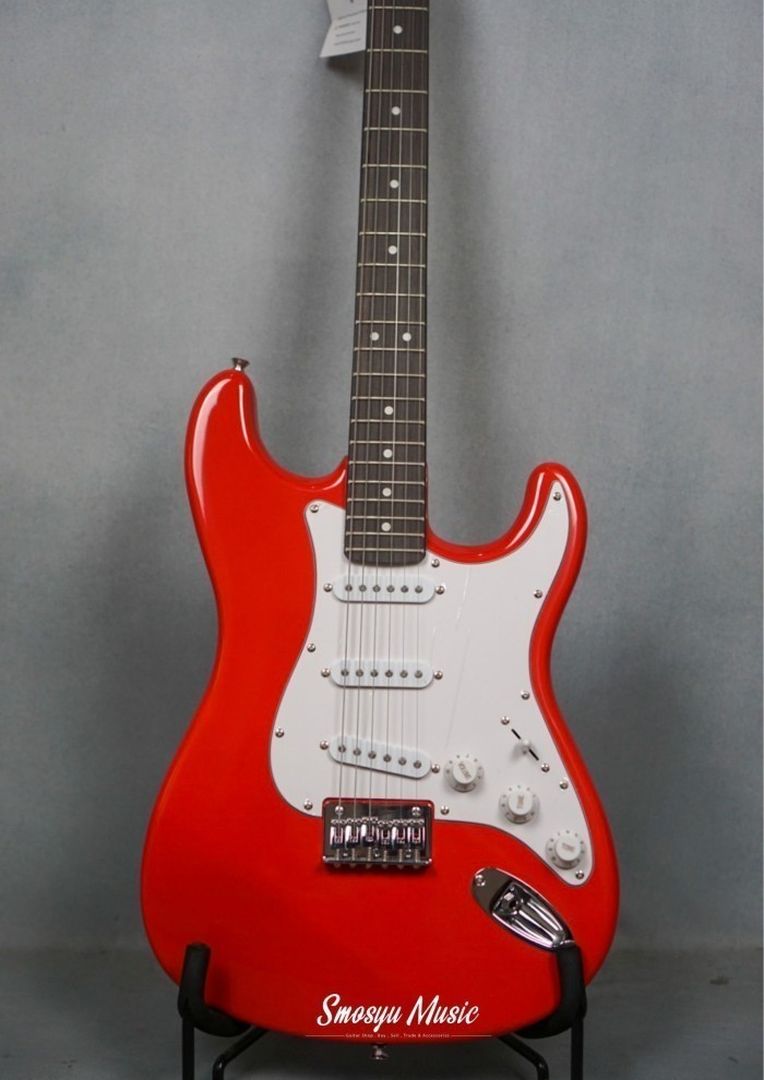 Squier Stratocaster Hardtail Laurel FB Red