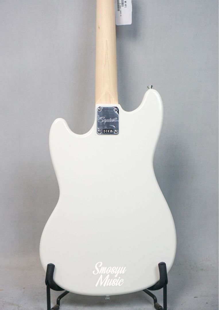 Squier Sonic Bronco Bass White/Pickguard Maple FB Arctic White