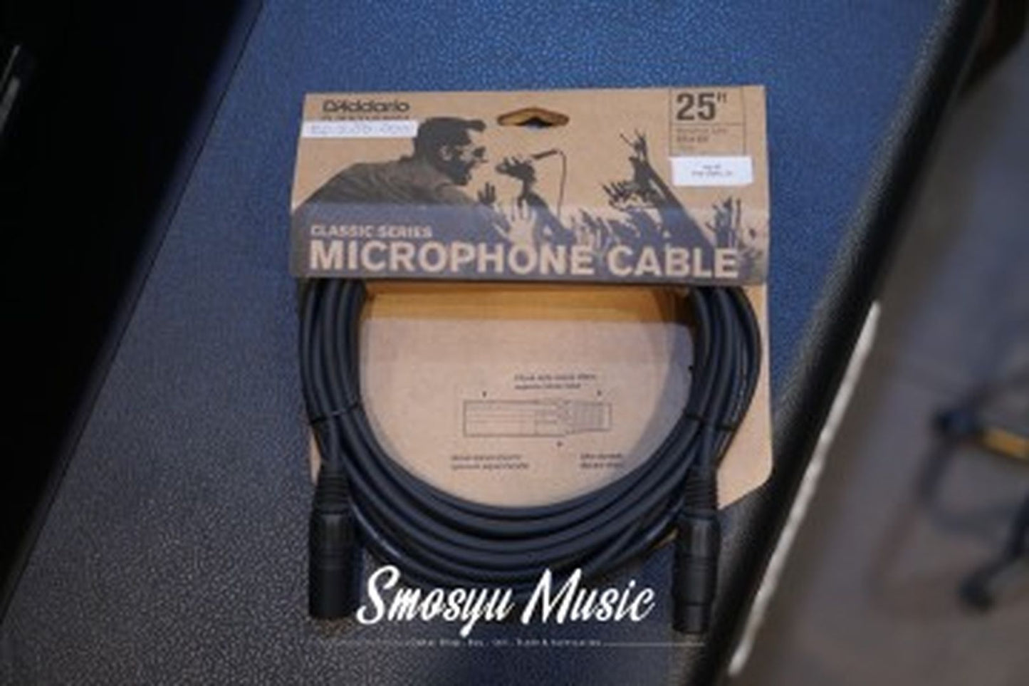 D'addario Microphone Cable Classic Series 25