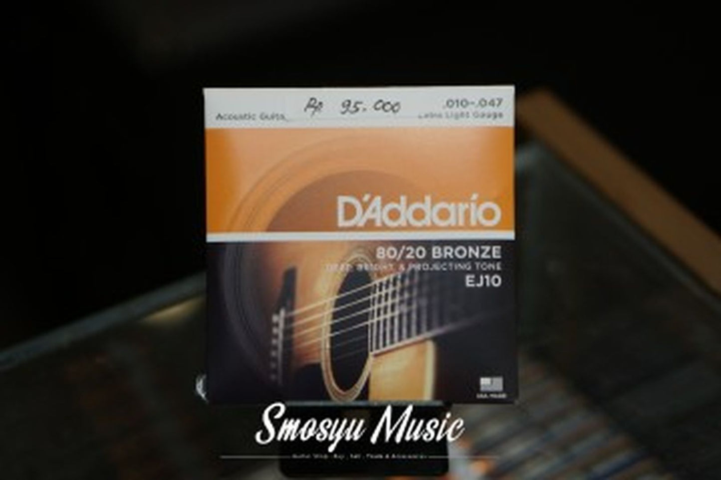 Senar Gitar Acoustic Guitar string D'Addario EJ10 .010-.047
