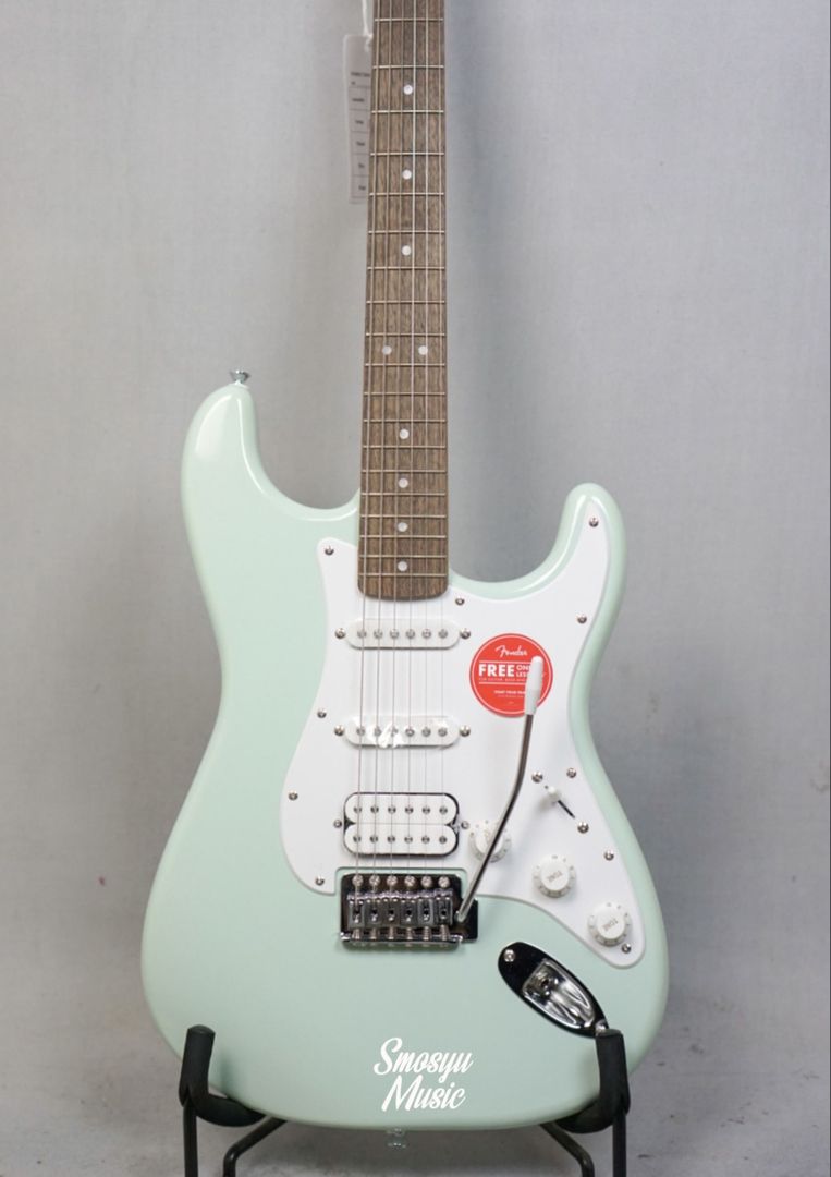 Squier FSR Sonic Stratocaster HSS Laurel FB Surf Green