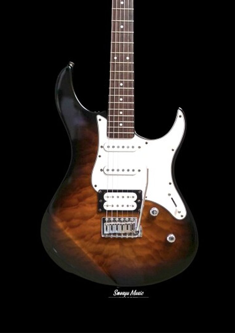 Yamaha Pasifica 212 VQM TBS In Tobacco Sunburst