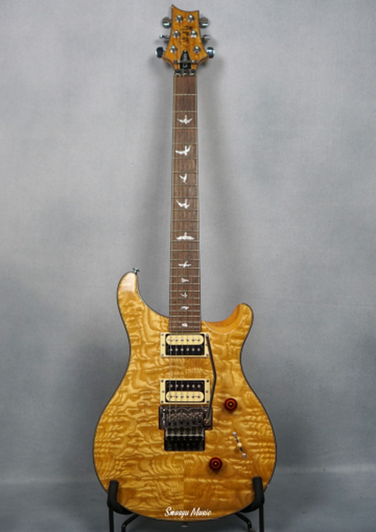 PRS SE Exotic Spalted Flame Maple Custom 24 Floydrose Limited Edition