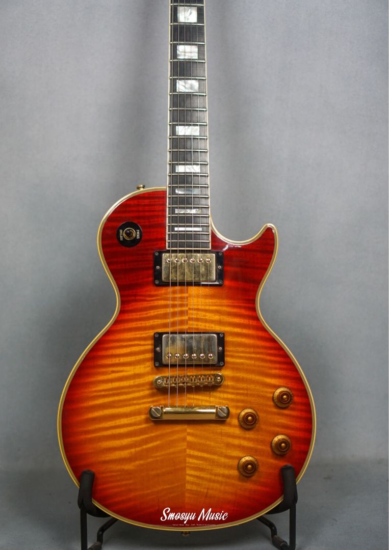 Gibson Lespaul Custom Figured Top Heritage Cherry Burst