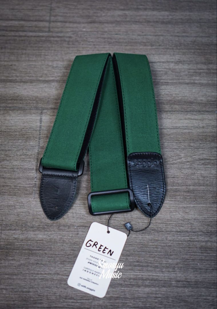 Strap Guitar Saggio Green