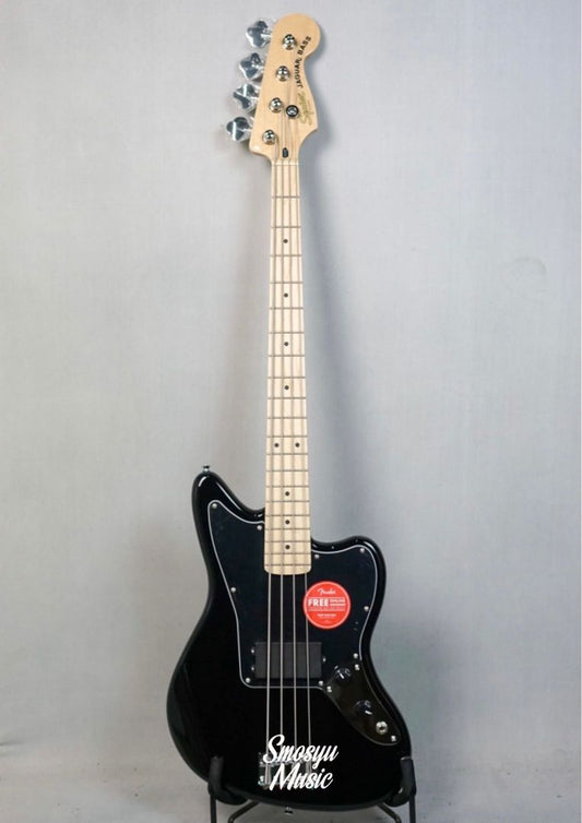 Squier Affinity Series Jaguar Bass Guitar Maple FB Black