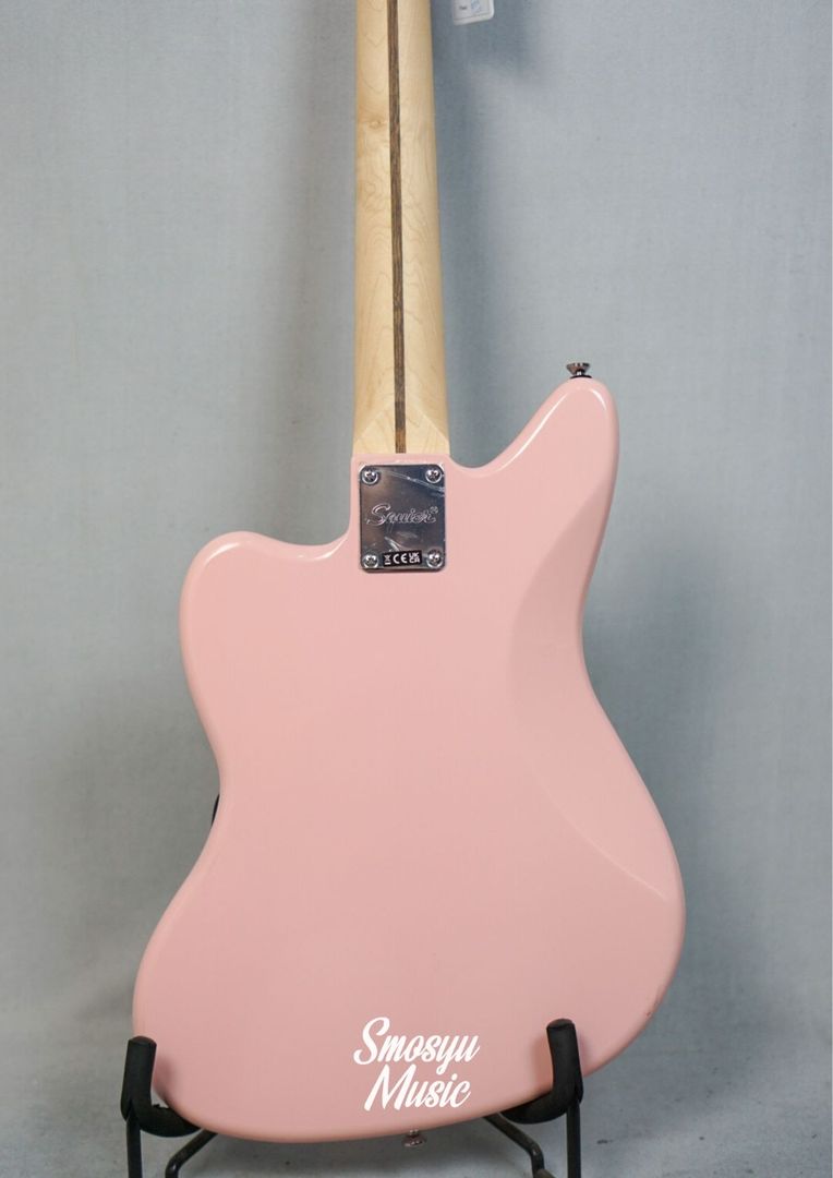 Squier FSR Affinity Series Jaguar Bass H Laurel FB Shell Pink