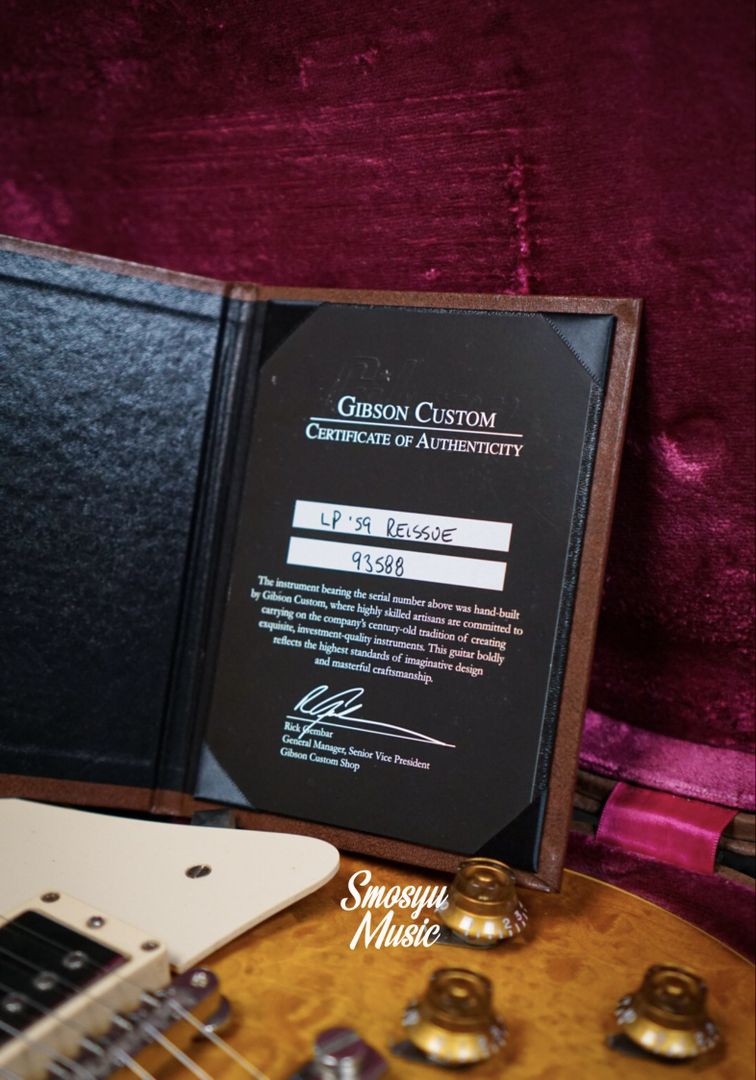 Gibson Lespaul Customshop Historic R9 Reissue 1959