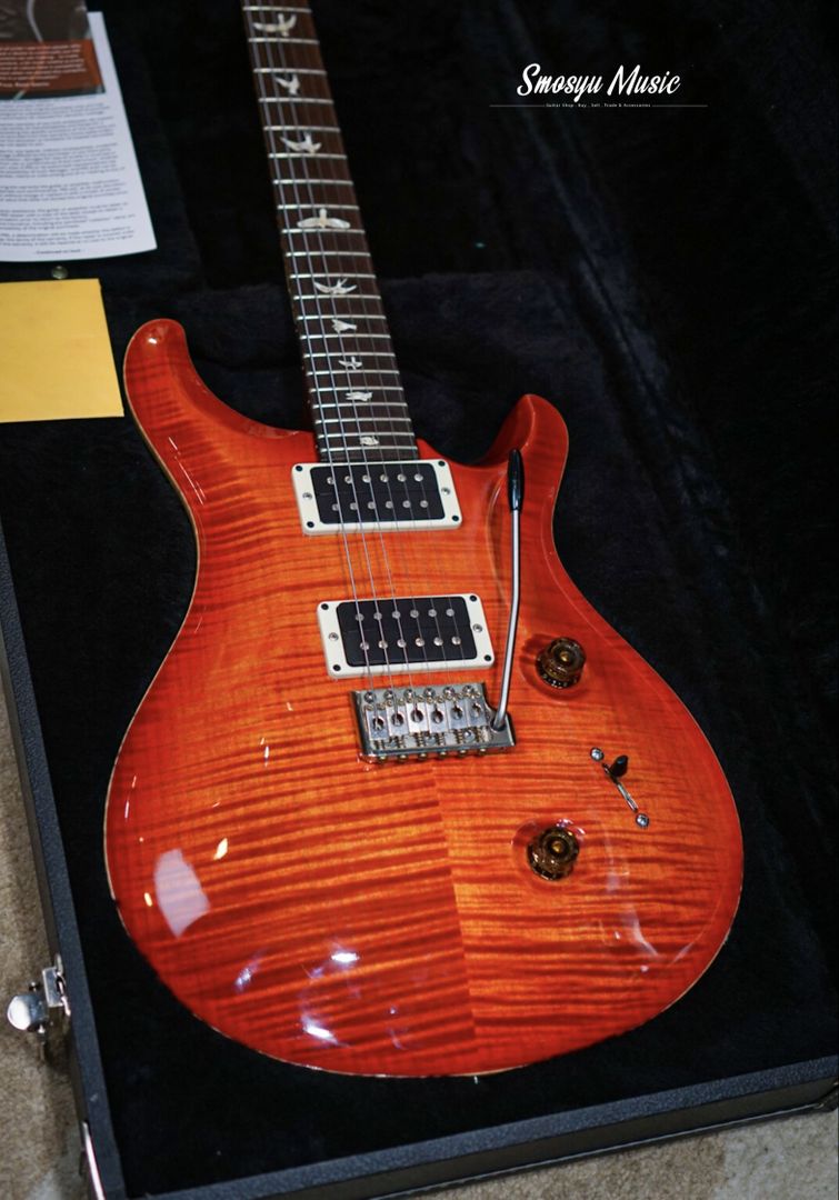 PRS Custom 24 Ten Top Blood Orange