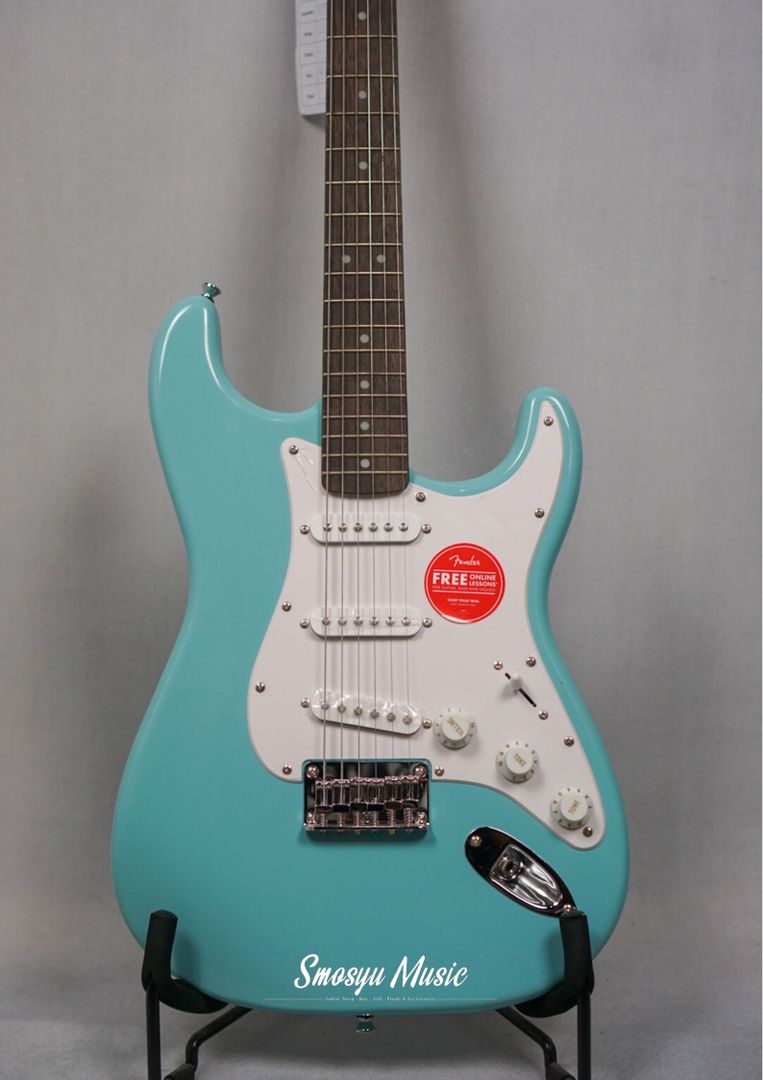 Squier Stratocaster Hardtail Laurel FB Tropical Turquoise