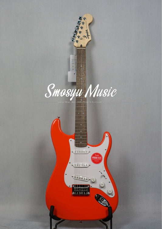 Squier Bullet Stratocaster Hardtail Laurel FB Fiesta Red