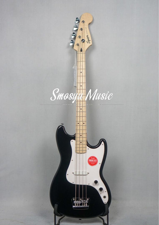 Squier Bronco 4 String Bass Maple FB Black