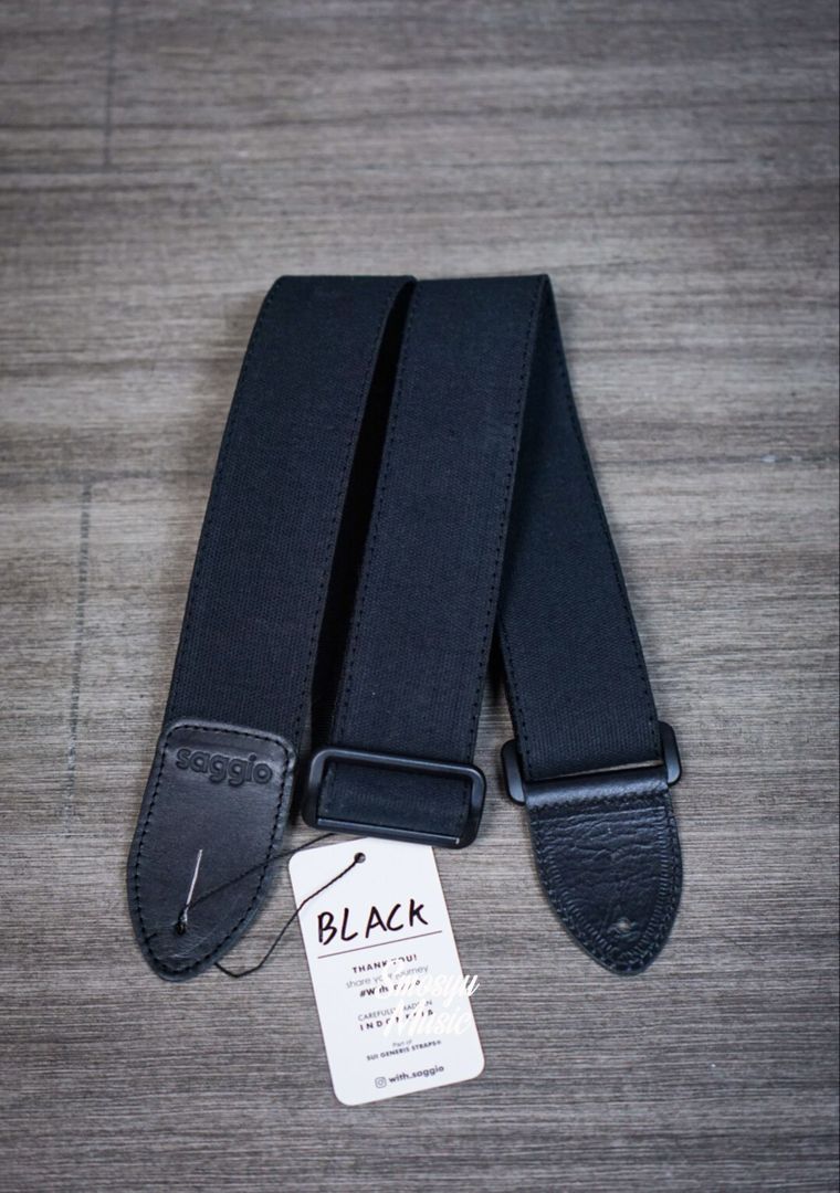 Strap Guitar Saggio Black