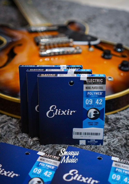 Senar Elixir 12000 Polyweb Guitar Strings 09-42