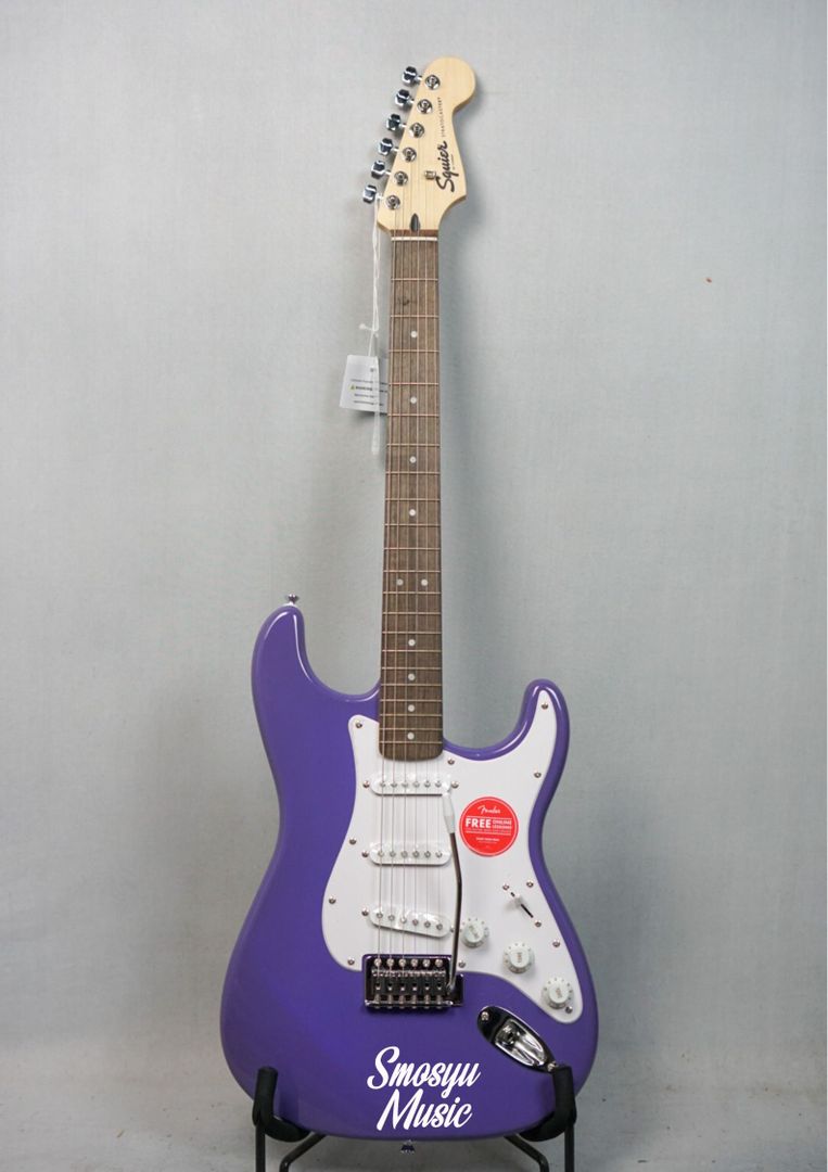 Squier Sonic Stratocaster White Pickguard Laurel FB Ultrviolet