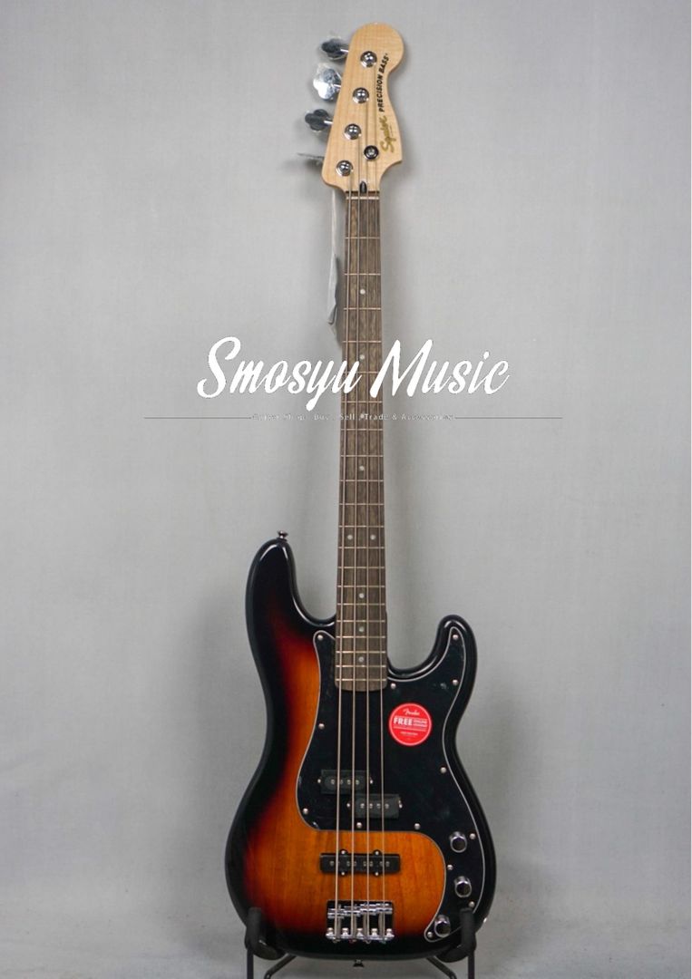 Squier FSR Affinity Series Precision PJ Bass Laurel FB 3 Tone Sunburst