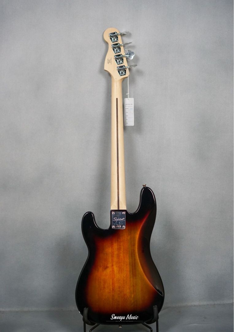 Squier Affinity Series PJ Bass Laurel FB 3 Color Sunburst Pack With Gigbag And Fender Rumble 15