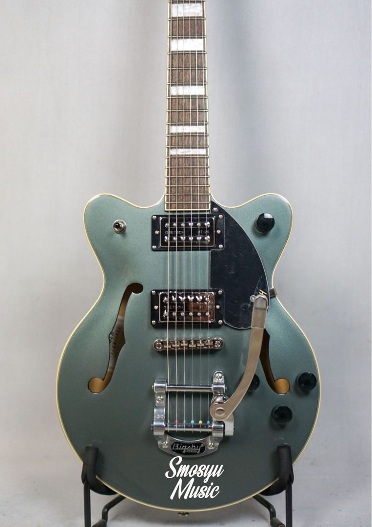 Gretsch G2655T Streamliner Centre Block Jr Double Cut Bigsby Sterling Green