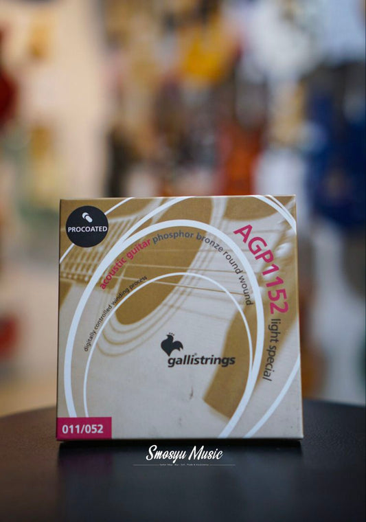 Senar Gallistrings Acoustic Guitar Phosphor Bronze Round Wound AGP011-052 Light Special