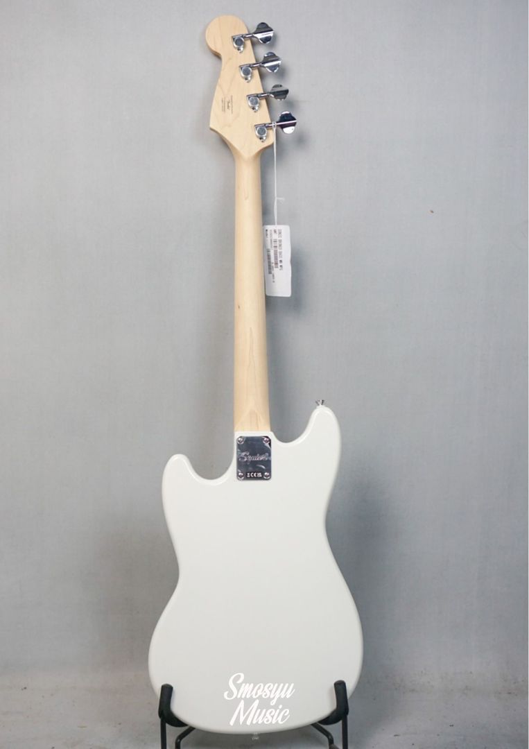 Squier Sonic Bronco Bass White/Pickguard Maple FB Arctic White