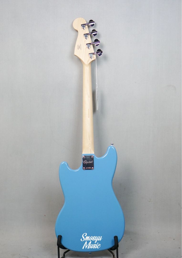 Squier FSR Sonic Bronco Bass Black Pickguard California Blue