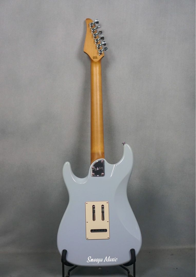 Soloking Classic MK-II Classic Roasted Maple FB & Pickups Seymour Duncan TB14 In Sonic Blue