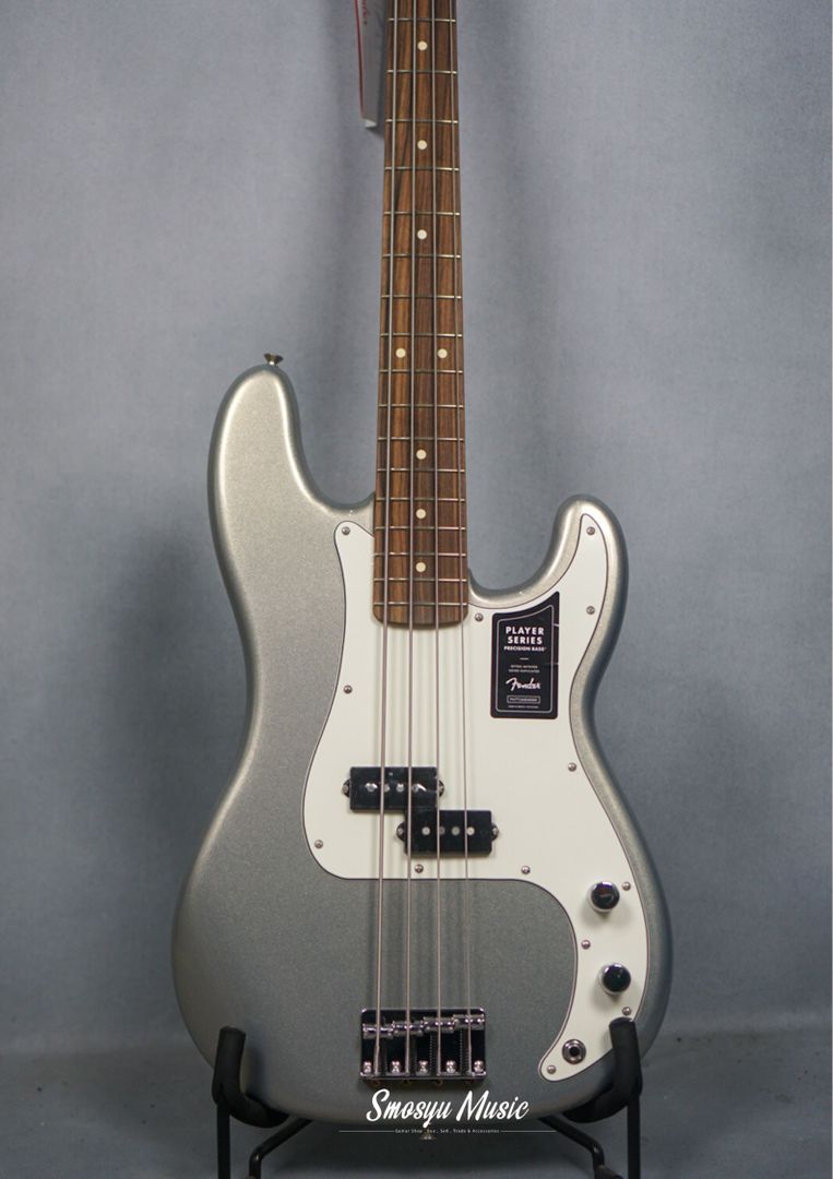 Fender Precision Bass Pau Ferro FB Silver