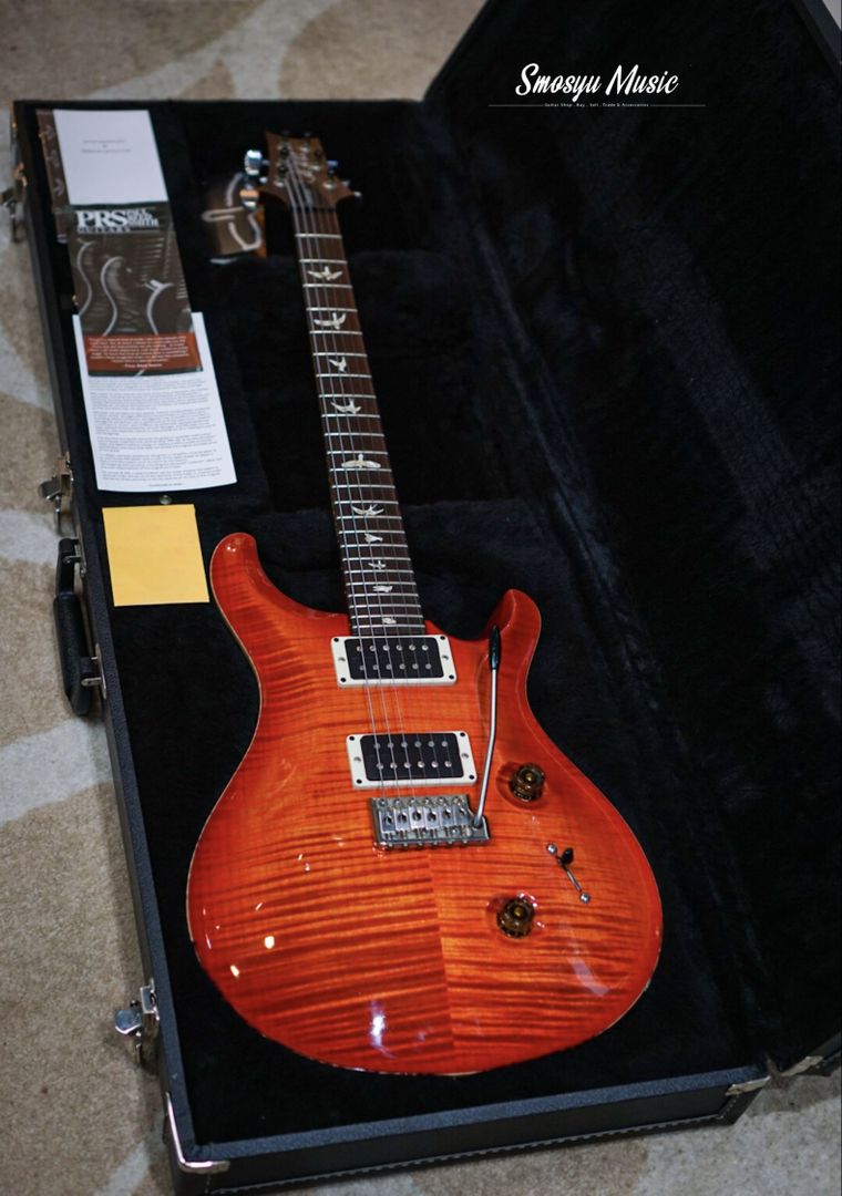 PRS Custom 24 Ten Top Blood Orange