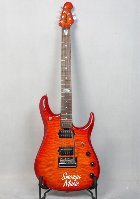 Musicman JP6 BFR Cherry Burst Quilt