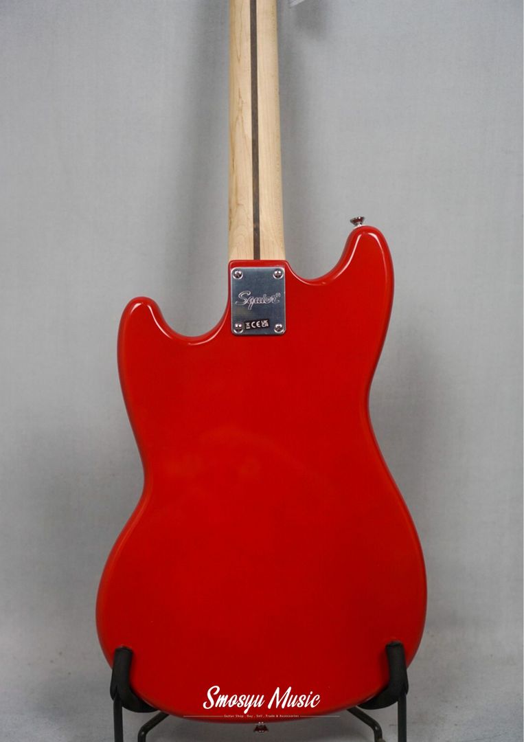 Squier Bronco 4 String Bass Maple FB Torino Red