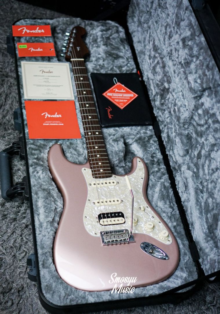 Fender Stratocaster American Professional FSR Rose Gold 1 Piece Rosewood Neck