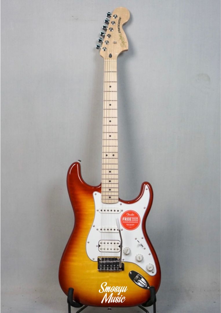 Squier Affinity Series Stratocaster HSS FMT Maple FB Sienna Sunburst