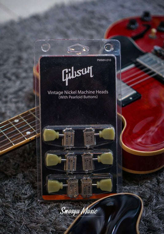 Gibson Vintage Nickel Machine Heads (With Pearloid Buttons)