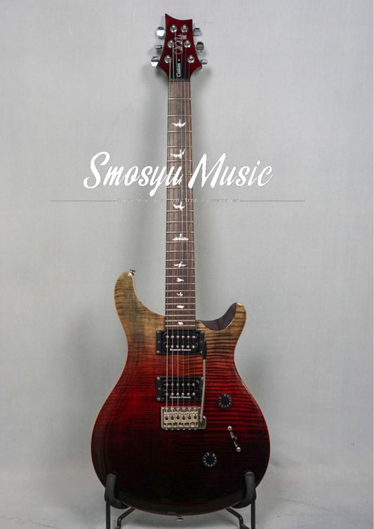 PRS SE Custom 24 Charcoal Cherry Fade