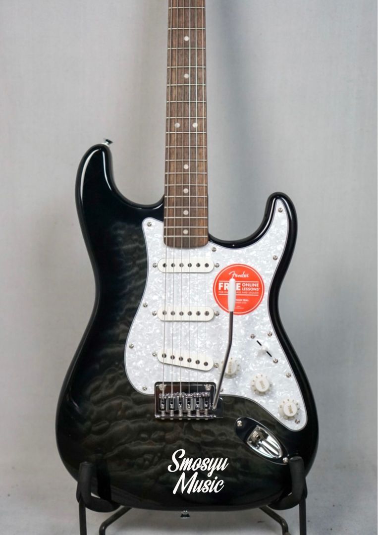 Squier FSR Affinity Series Stratocaster QMT Laurel FB Black Burst