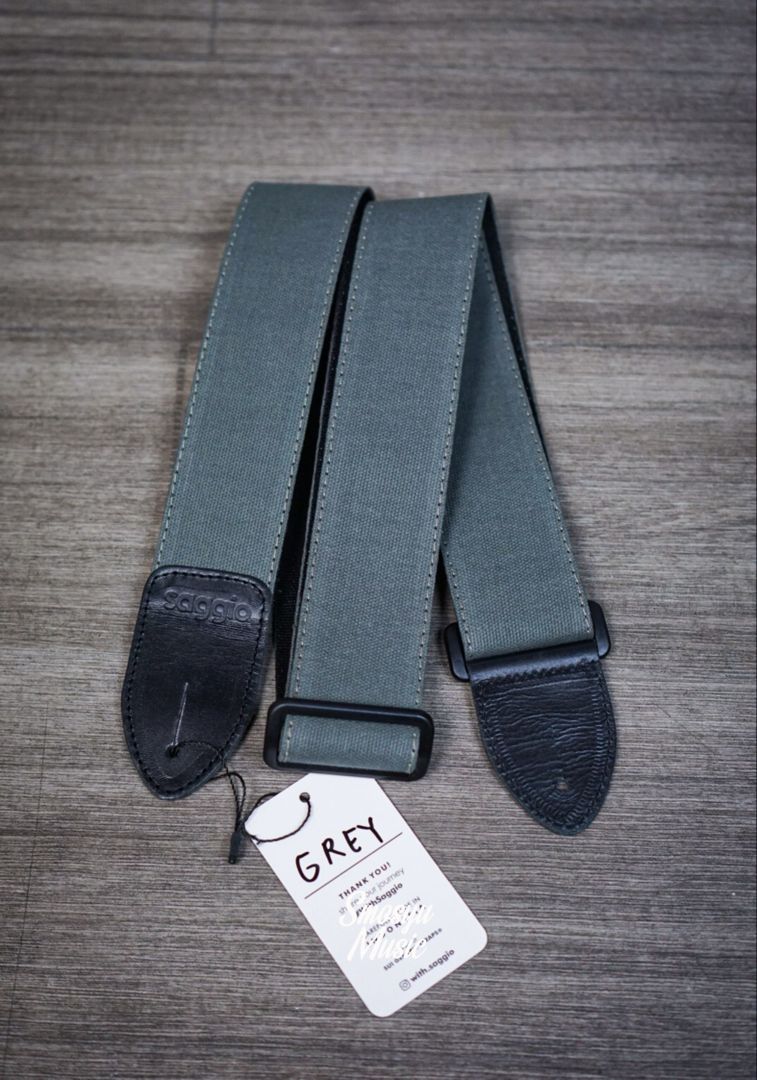 Strap Guitar Saggio Grey