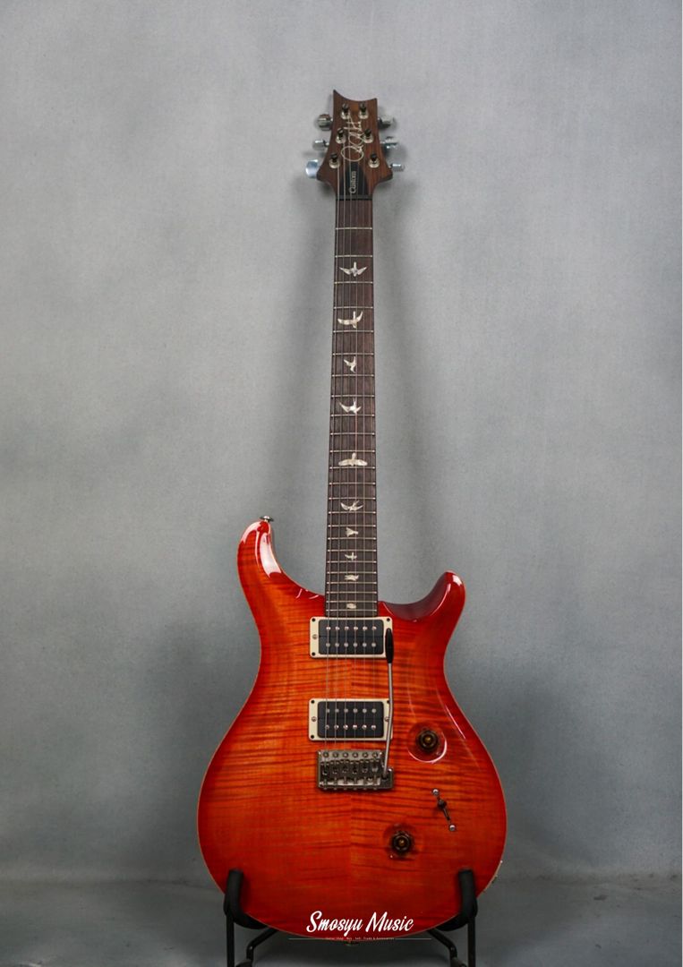 PRS Custom 24 Ten Top Blood Orange